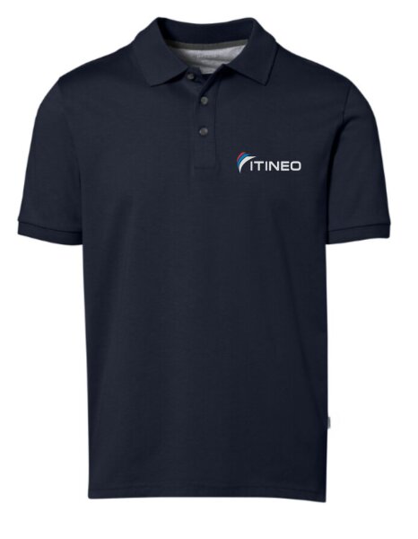 Itineo "MEN" HAKRO COTTON TEC® POLOSHIRT, Farbe Tinte